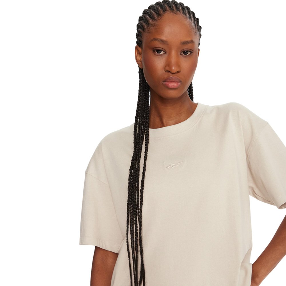 Koszulka Reebok x Ewa Chodakowska Boxy W Beżowa