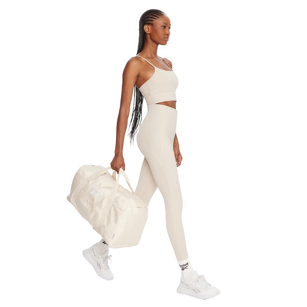 Biustonosz Reebok x Ewa Chodakowska Tonal Logo Bra W Beżowy