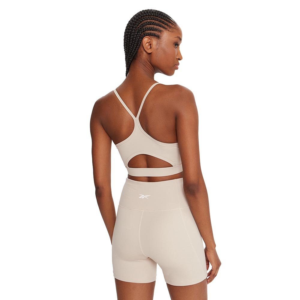 Biustonosz Reebok x Ewa Chodakowska W Beżowy