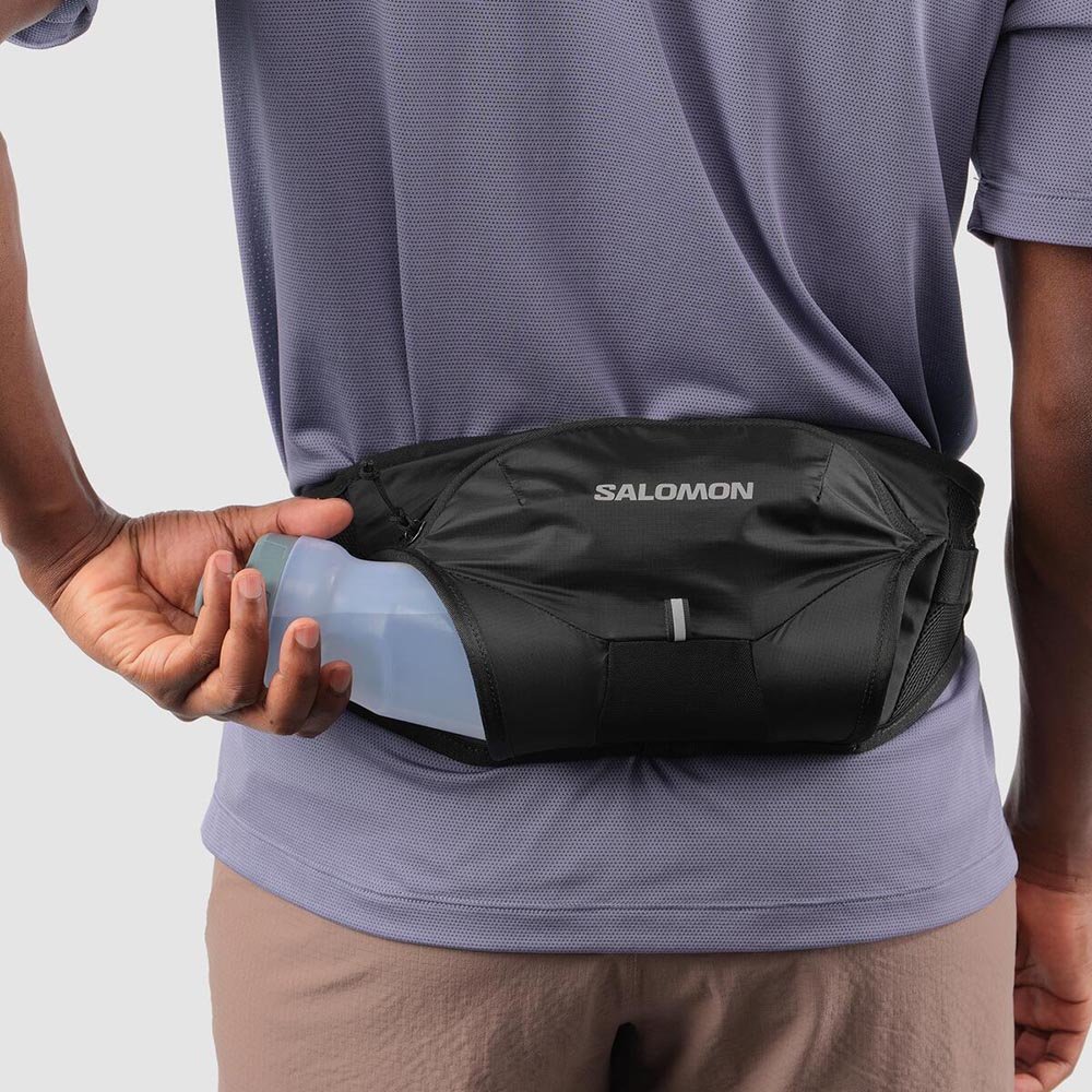 Pas Salomon Cross Belt 1 Bottle Black U Czarny