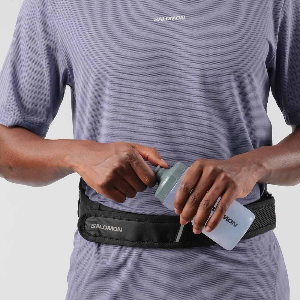 Pas Salomon Cross Belt 1 Bottle Black U Czarny