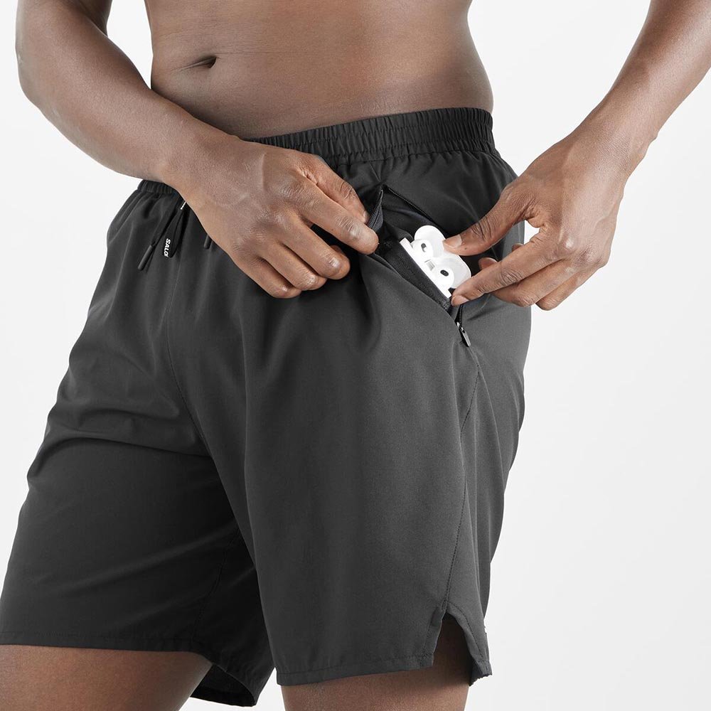 Spodenki Salomon Shakeout Core 2IN1 7" M Czarne