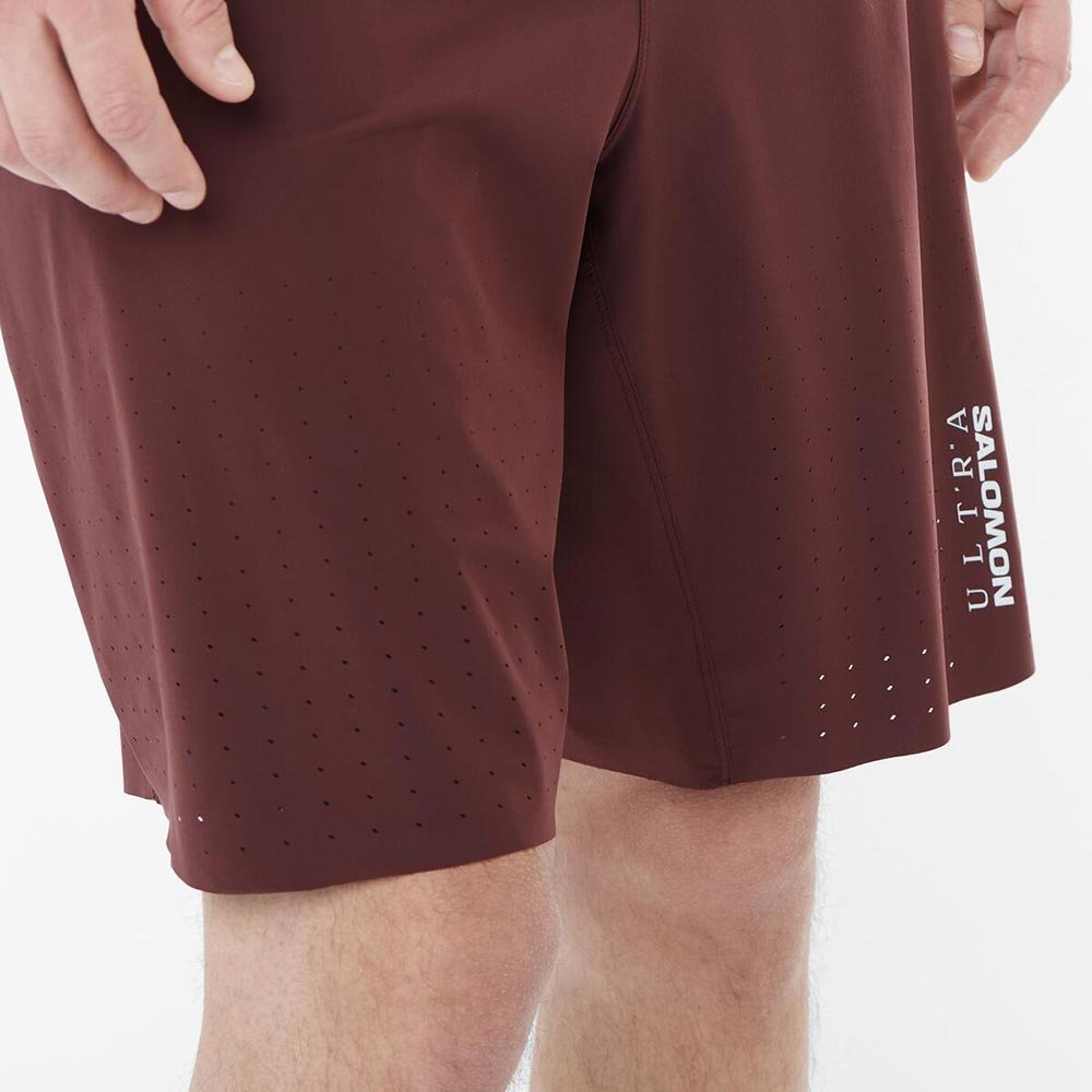 Spodenki Salomon S/LAB Ultra 2In1 Shorts M Brązowo-Czarne