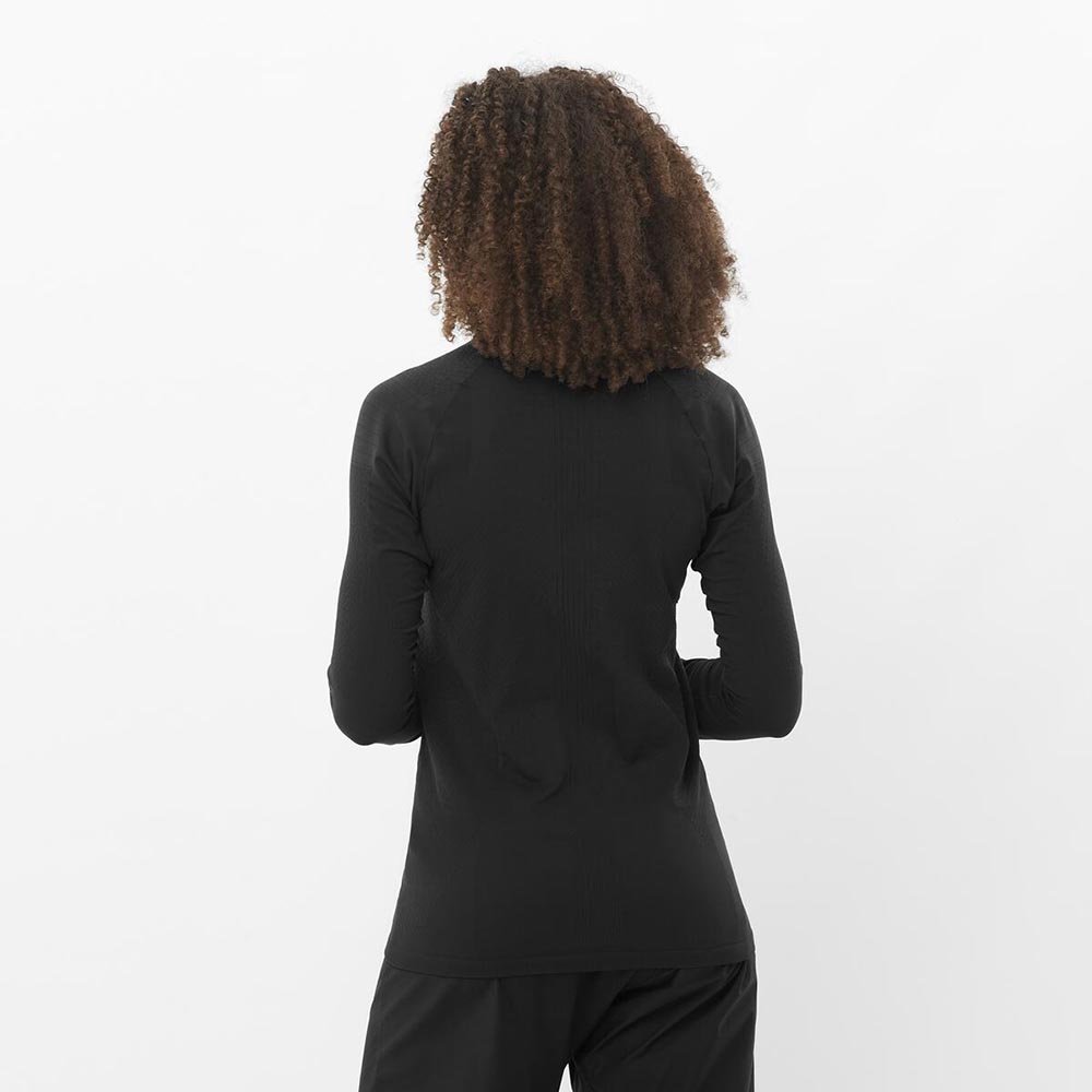 Koszulka Salomon S/LAB Ultra Seamless LS Tee U Czarna