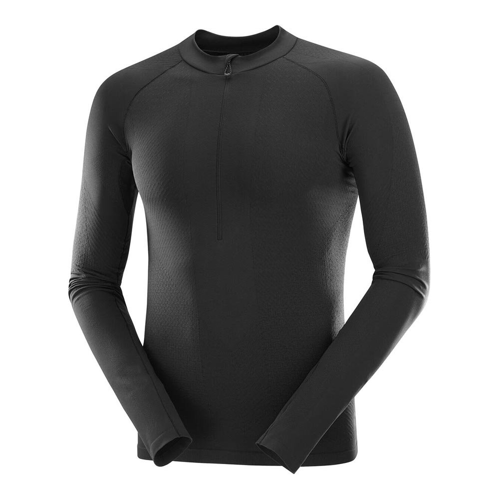 Koszulka Salomon S/LAB Ultra Seamless LS Tee U Czarna