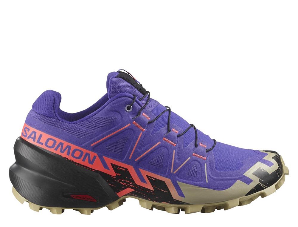 Buty Salomon Speedcross 6 W Fioletowo-Pomarańczowe