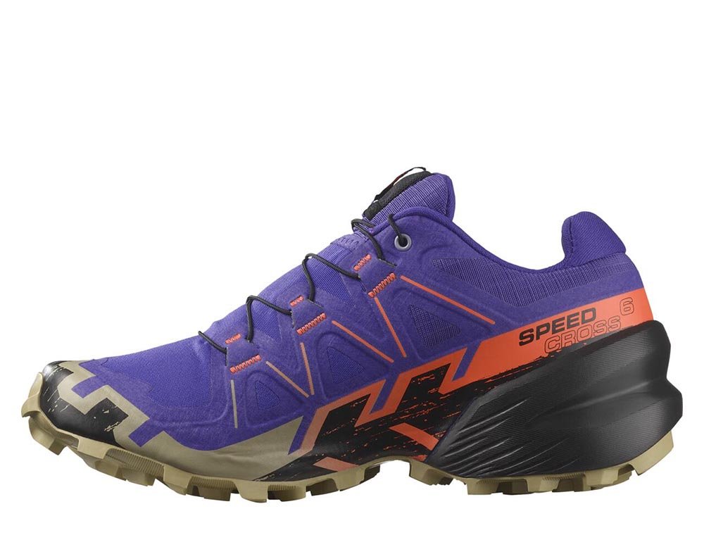 Buty Salomon Speedcross 6 W Fioletowo-Pomarańczowe