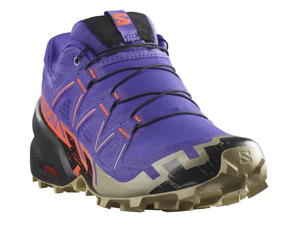 Buty Salomon Speedcross 6 W Fioletowo-Pomarańczowe