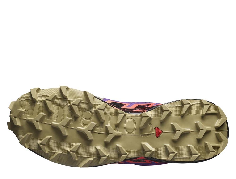Buty Salomon Speedcross 6 W Fioletowo-Pomarańczowe