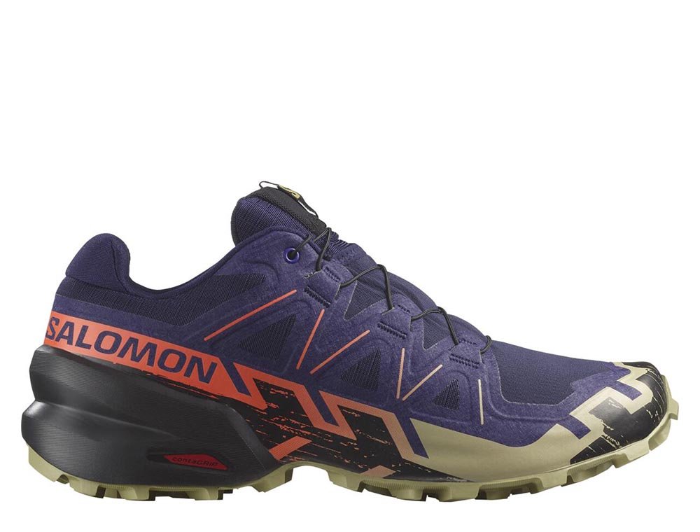 Buty Salomon Speedcross 6 M Fioletowo-Pomarańczowe