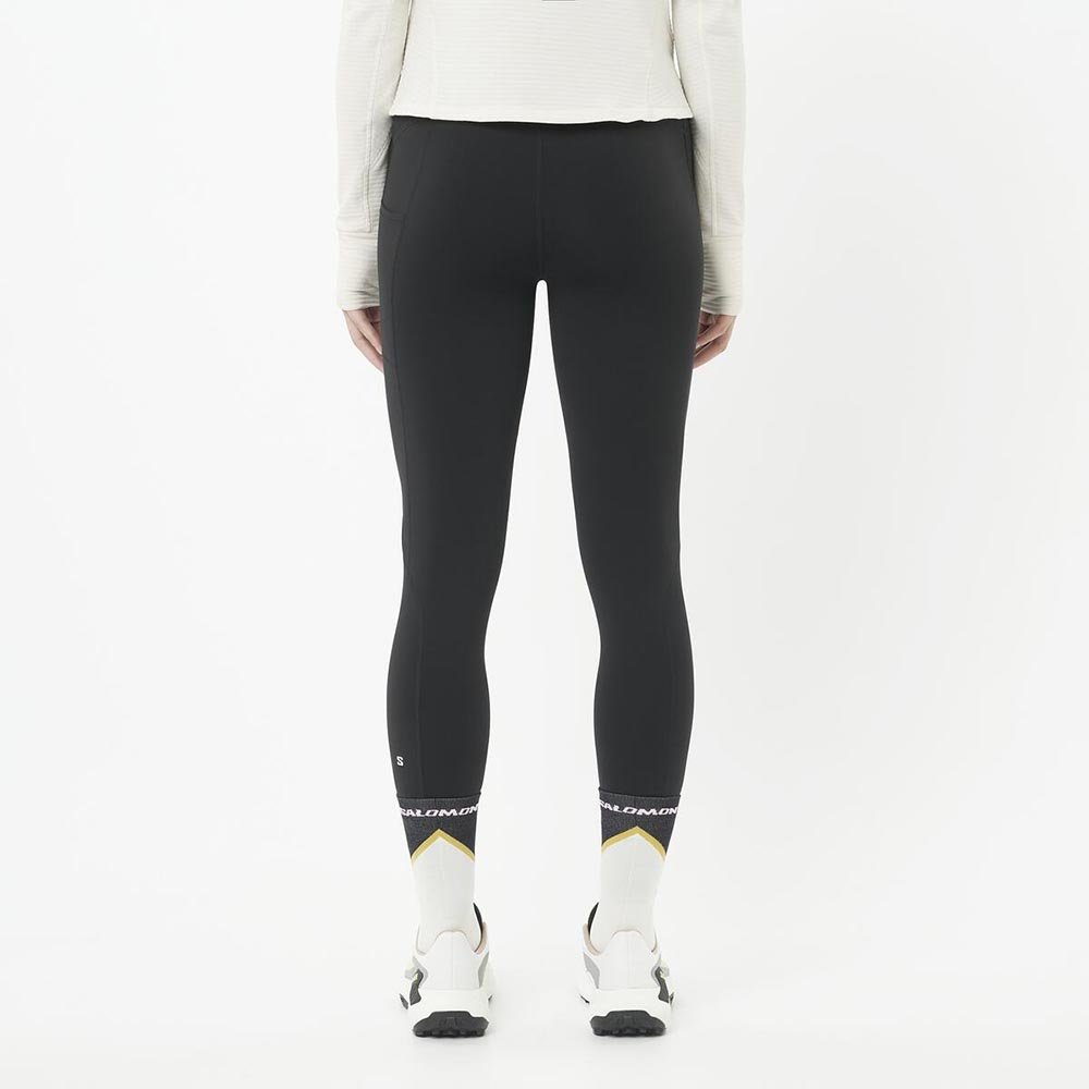 Legginsy Salomon Shakeout Core Warm Tights W Czarne