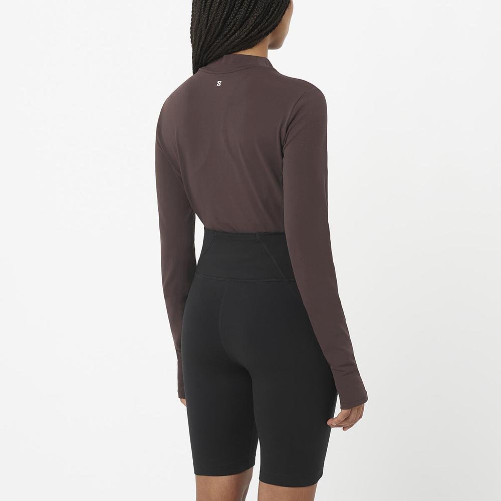 Koszulka Salomon Shakeout Bliss W Brązowa