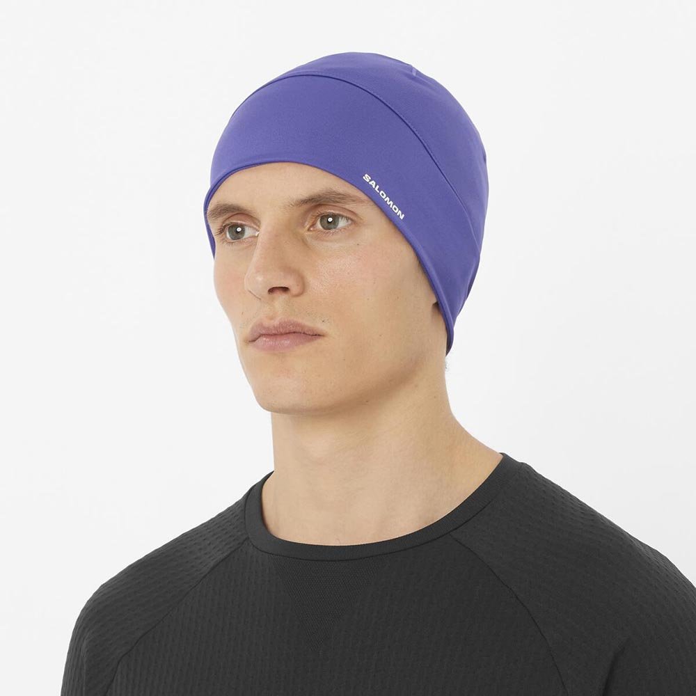 Czapka Salomon Active Beanie Liberty U Fioletowa