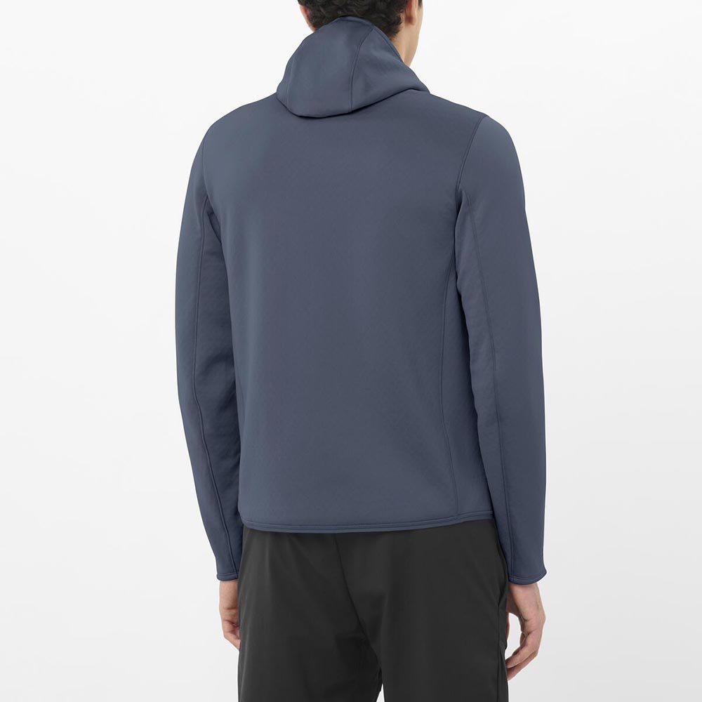 Bluza Salomon Outline Warm Fleece M Fioletowa