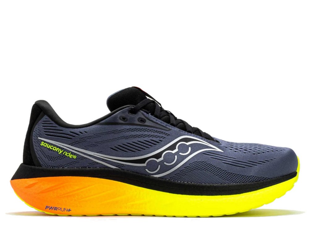 Buty Saucony Ride 18 M Granatowo-Pomarańczowe
