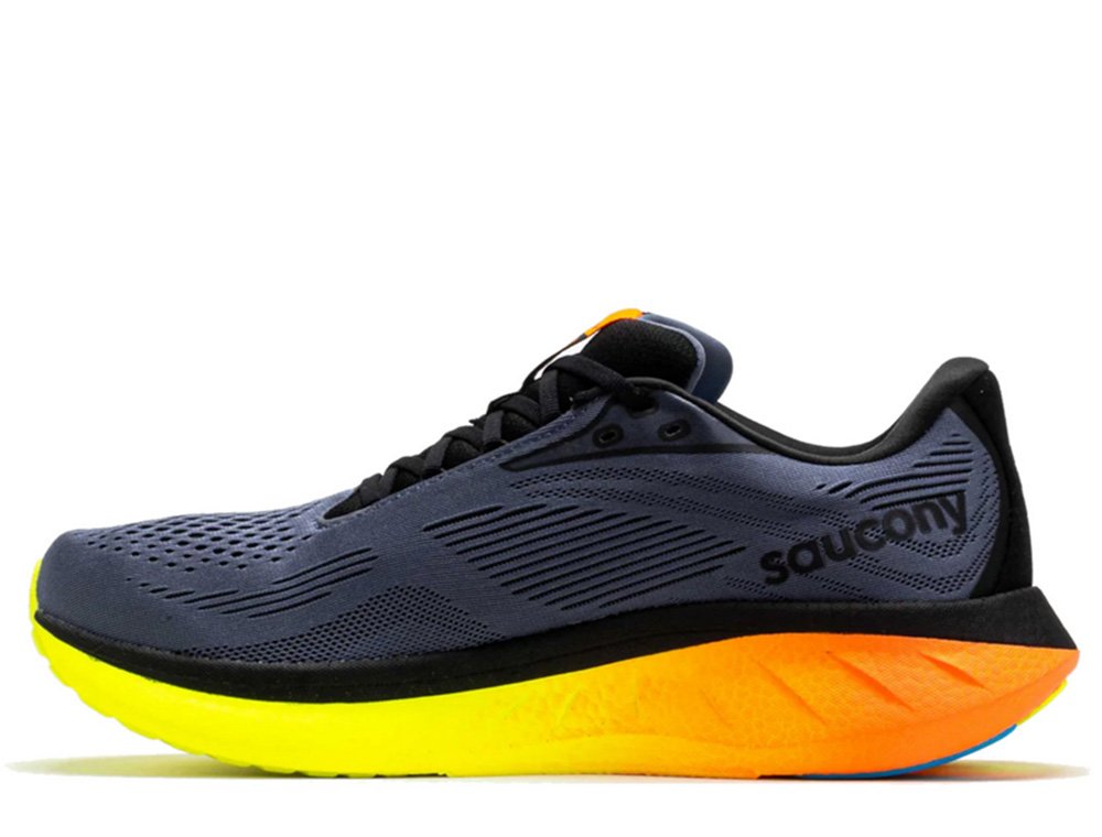 Buty Saucony Ride 18 M Granatowo-Pomarańczowe