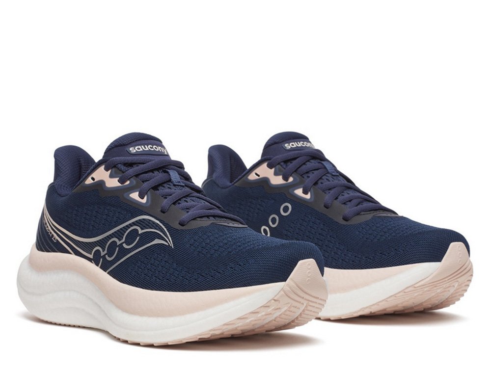 Buty Saucony Triumph 23 W Granatowo-Różowe