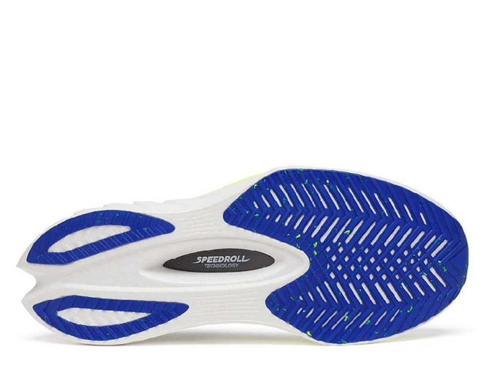 Buty Saucony Endorphin Pro 4 M Niebiesko-Limonkowe