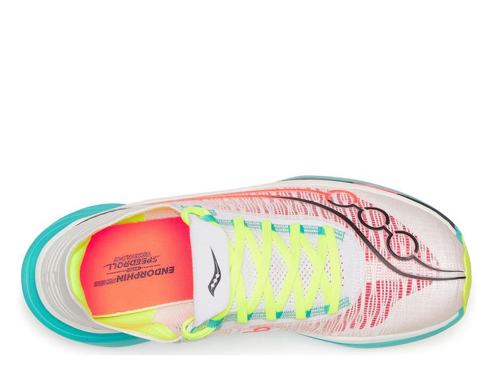 Buty Saucony Endorphin Elite 2 M Biało-Turkusowe
