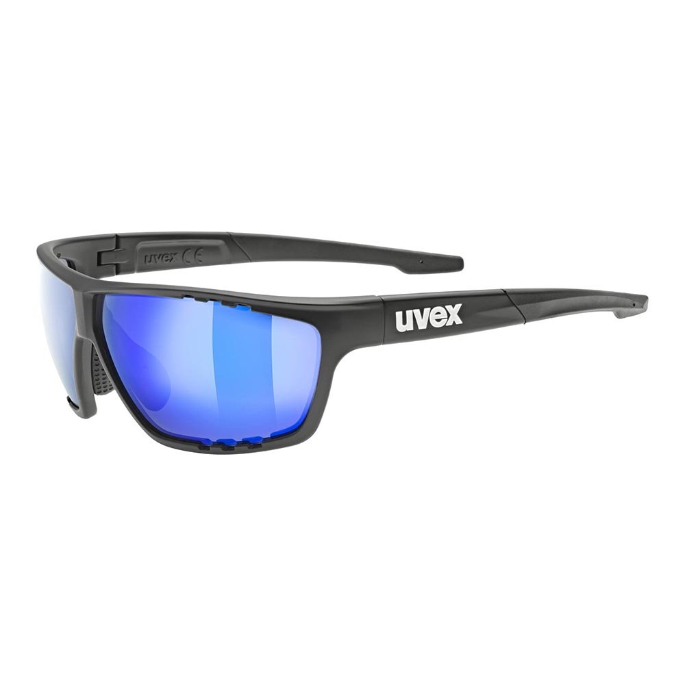 Okulary Uvex SportStyle 706 U Czarno-Niebieskie