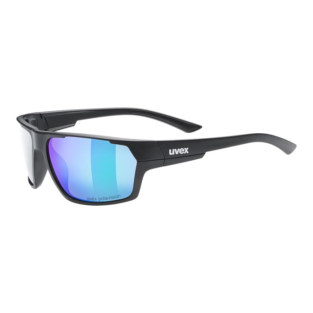 Okulary Uvex SportStyle 233 P U Czarno-Niebieskie