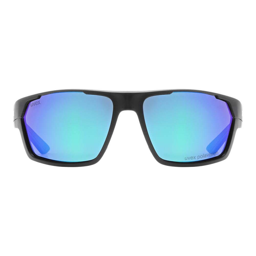 Okulary Uvex SportStyle 233 P U Czarno-Niebieskie