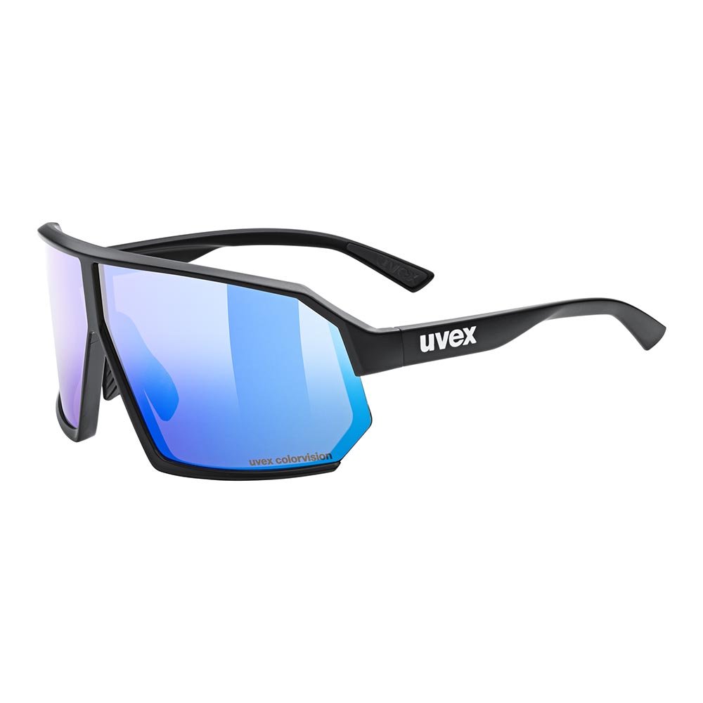 Okulary Uvex SportStyle 237 CV Czarno-Niebieskie