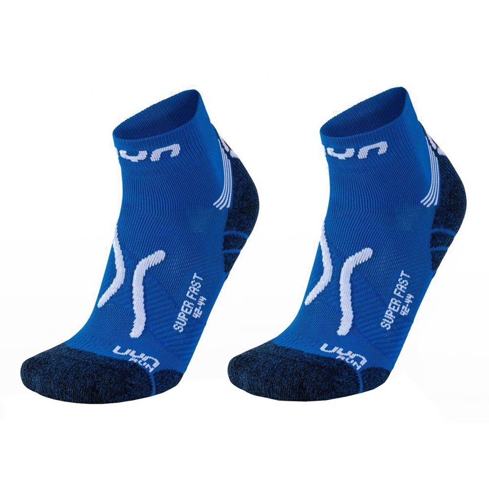 Skarpetki UYN Man Run Super Fast Socks 2 Prs Pack M Niebiesko-Białe
