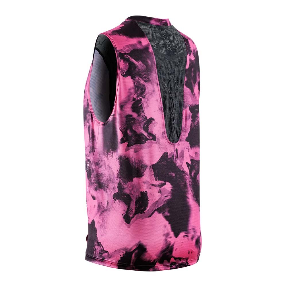 Koszulka X-BIONIC® Corefusion Run Tank W Różowo-Czarna