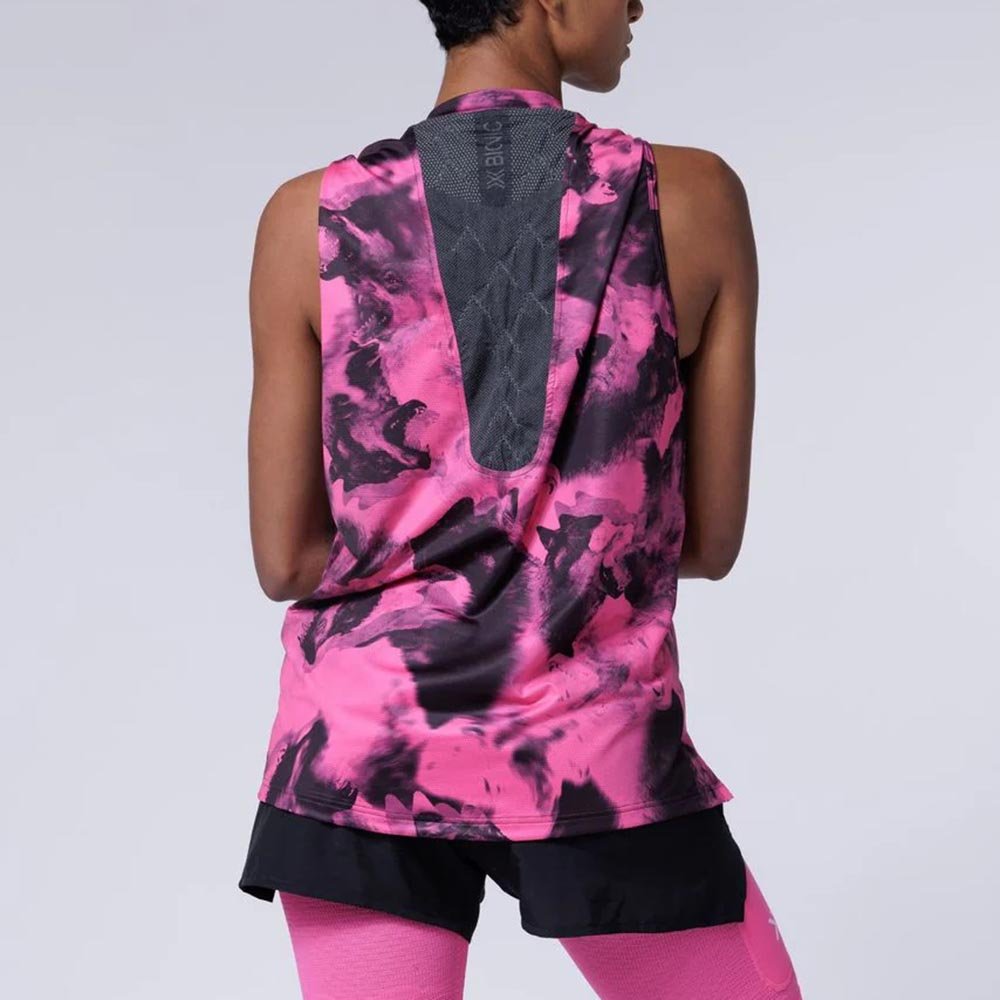 Koszulka X-BIONIC® Corefusion Run Tank W Różowo-Czarna
