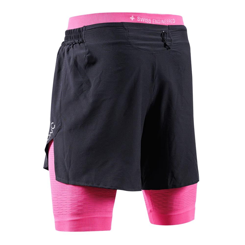 Spodenki X-BIONIC® Effector 2In1 Shorts Men X M Czarno-Różowe