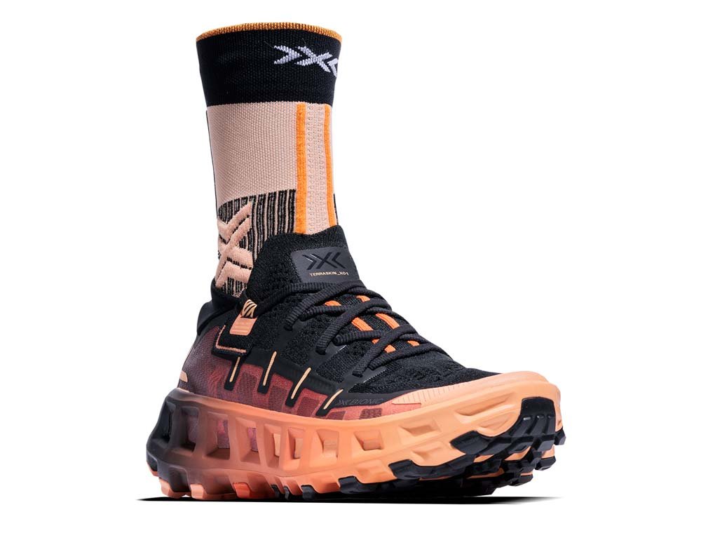 Buty X-BIONIC® TerraSkinIN X01/X U Czarno-Pomarańczowe