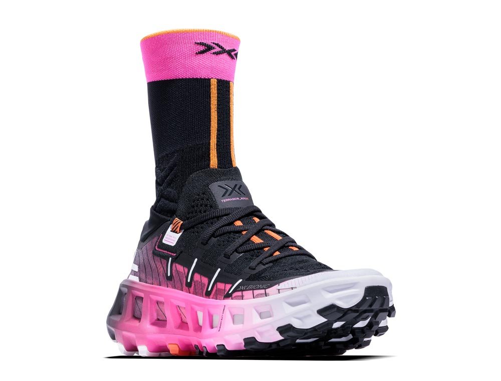 Buty X-BIONIC® TerraSkinIN X00/C U Czarno-Różowe
