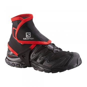 stuptuty salomon trail gaiters high u czerwono-czarne