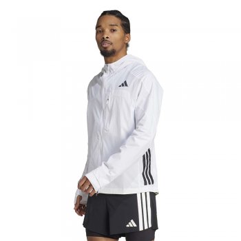 kurtka adidas adizero running jacket m biało-czarna