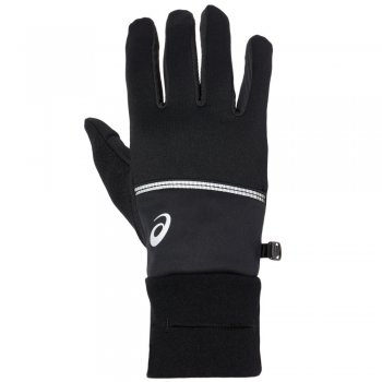 rękawiczki asics wind-block running gloves u czarne