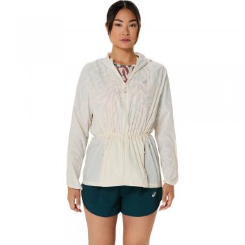 kurtka asics road packable jacket w biała