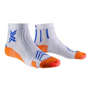 skarpety x-socks run expert ankle u biało-pomarańczowe