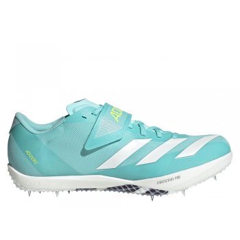 buty adidas adizero high jump u błękitno-białe