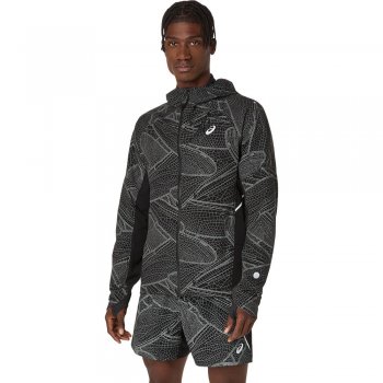 kurtka asics limited series lite-show jacket m czarno-biała