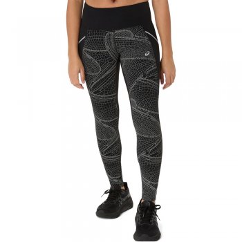 legginsy asics limited serier liteshow tight w czarno-biała