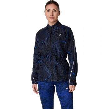 kurtka asics liteshow packable jacket w czarno-granatowa