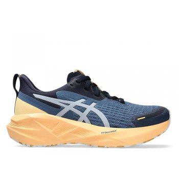 buty asics novablast 5 lite-show w granatowo-pomarańczowe