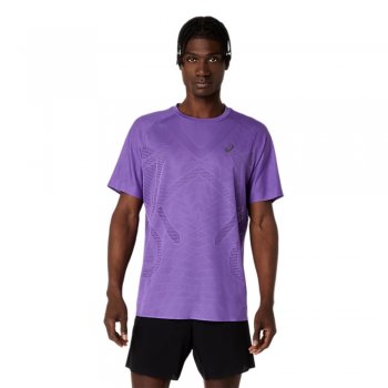 koszulka asics metarun ss top w fioletowa