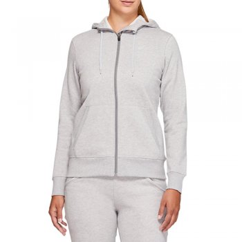 bluza asics sport knit hood w szara