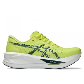 buty asics sonicblast m limonkowo-czarne