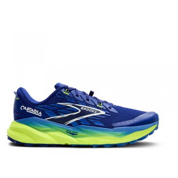 buty brooks cascadia 19 m granatowo-limonkowe