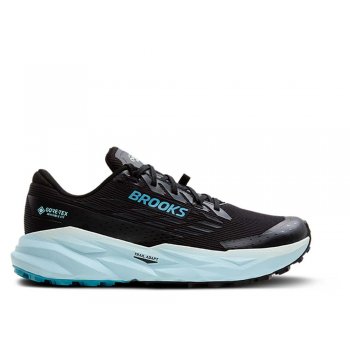 buty brooks cascadia 19 gore-tex w czarno-błękitne