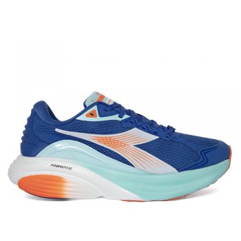 buty diadora atomo star u niebiesko-pomarańczowe