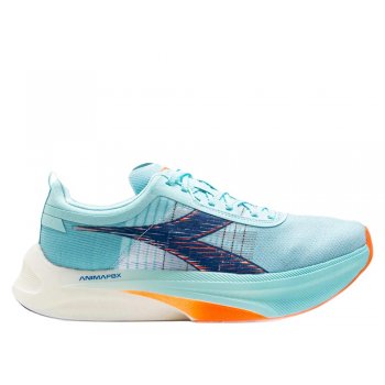 buty diadora gara carbon 2 m niebiesko-pomarańczowe